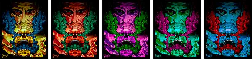 Black Sails | Ilustración Vectorial - Ilustración tradicional