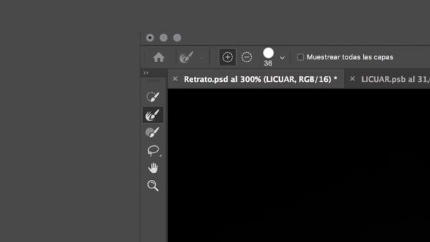 Choose the "Refine Edge" brush