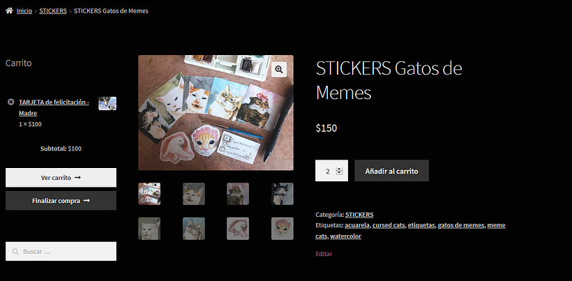 Mi Proyecto del curso: Creación de una tienda online en WordPress 3