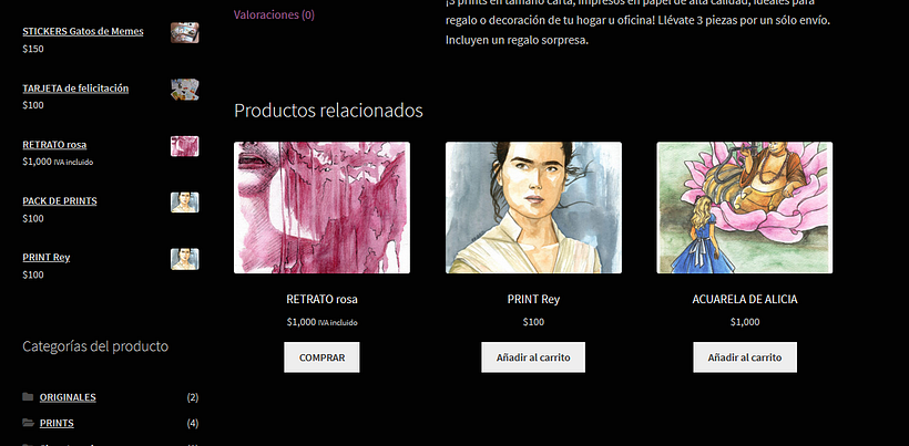 Mi Proyecto del curso: Creación de una tienda online en WordPress 4