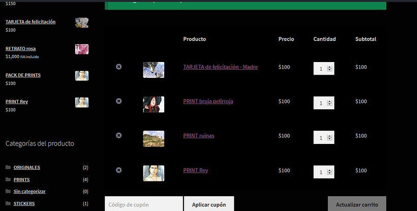 Mi Proyecto del curso: Creación de una tienda online en WordPress 5