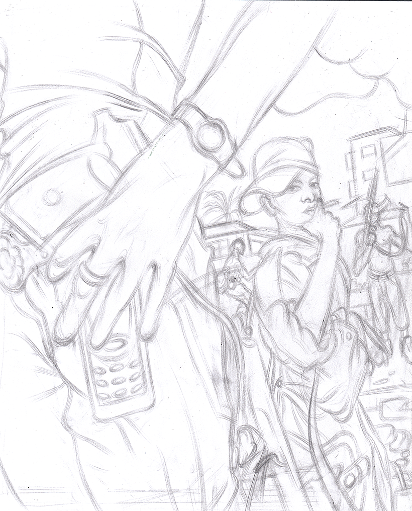 Pencil sketch