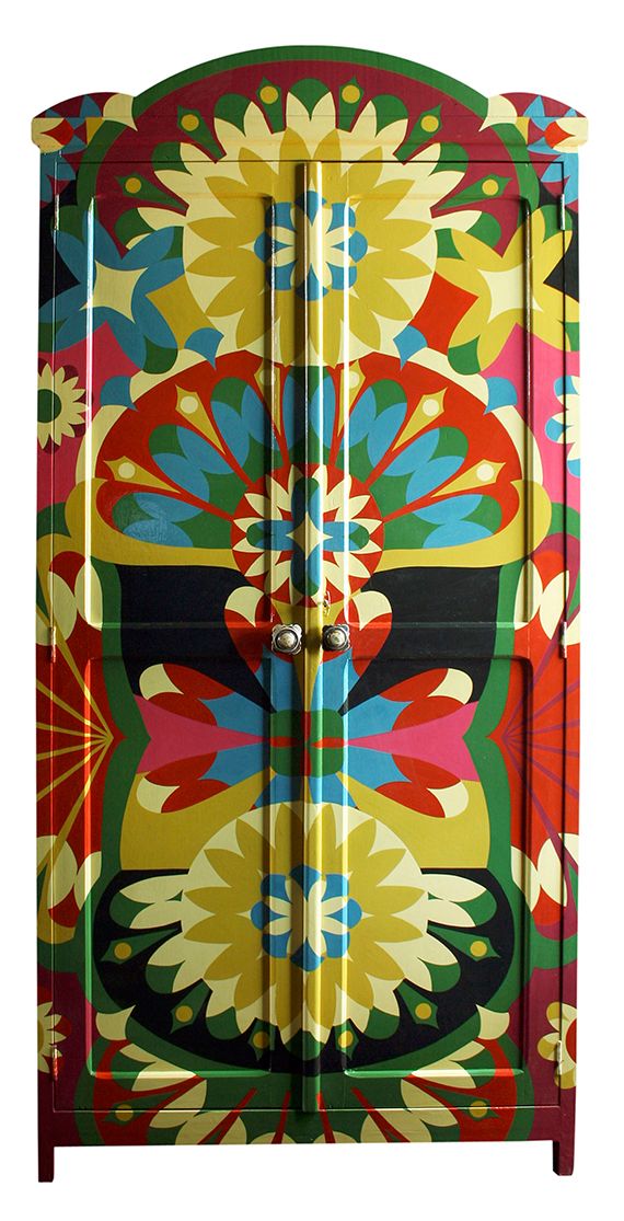 Flower Park by Lucas Rise - Esmalte Sintético sobre Madera.