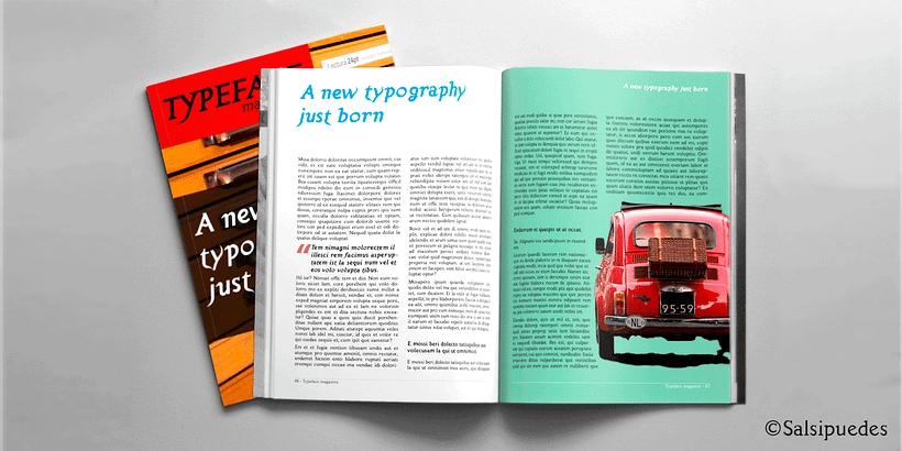 Albollón Typeface 4