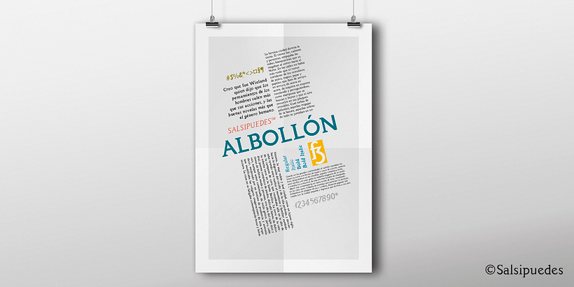 Albollón Typeface 9