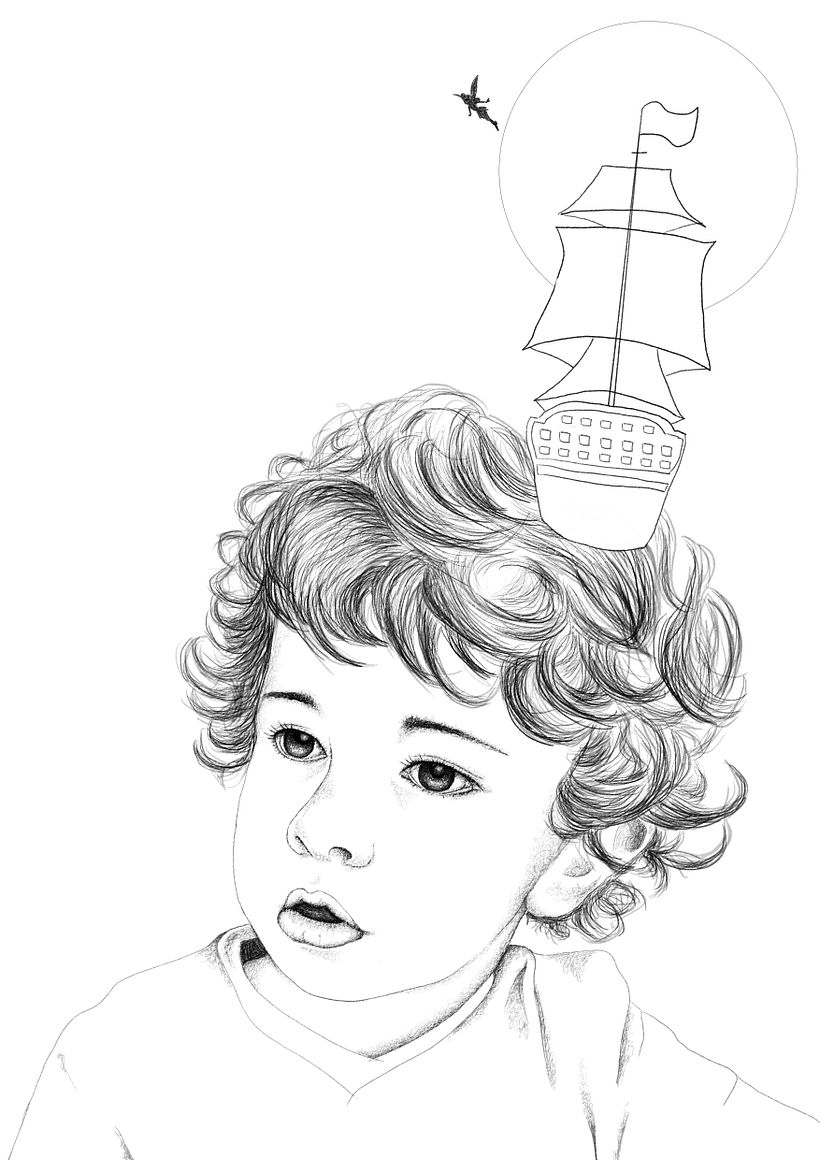 Compositie en eerste potloodstreken