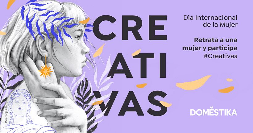 #Creativas: Retrata a una mujer con la técnica que prefieras 1