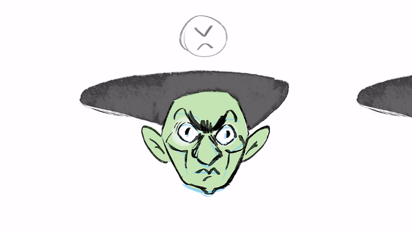 La bruja del Oeste, realmente furiosa