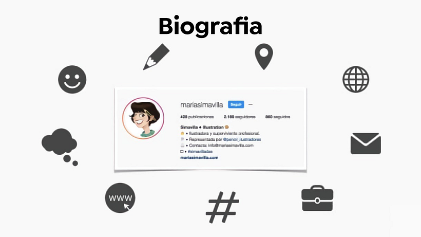 Um exemplo de bio bem escrita e capaz de condensar muita informação