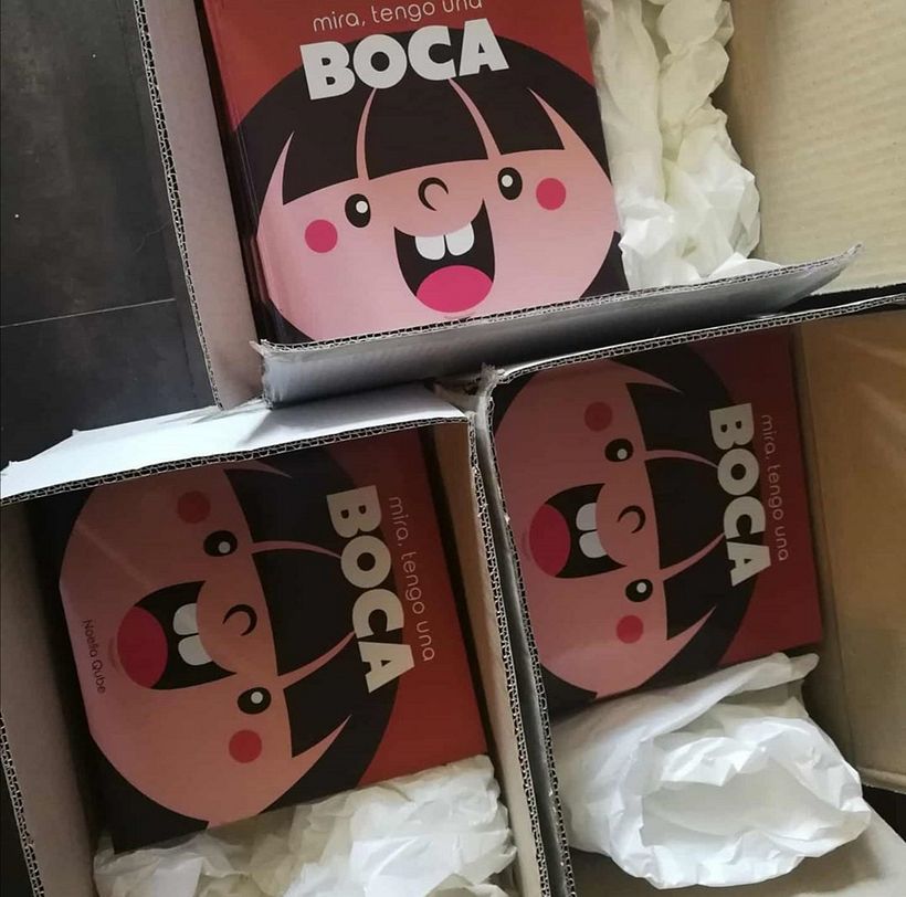 Mi Proyecto del curso:  Ilustración y diseño de libros infantiles - "MIRA, TENGO UNA BOCA" 13