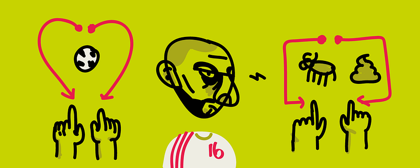 Nordin Amrabat, delantero del equipo de Marruecos.