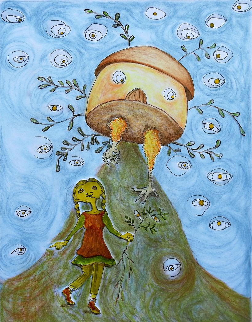 Simpático diálogo entre Vasalissa niña y la dispersa casa de la intuición