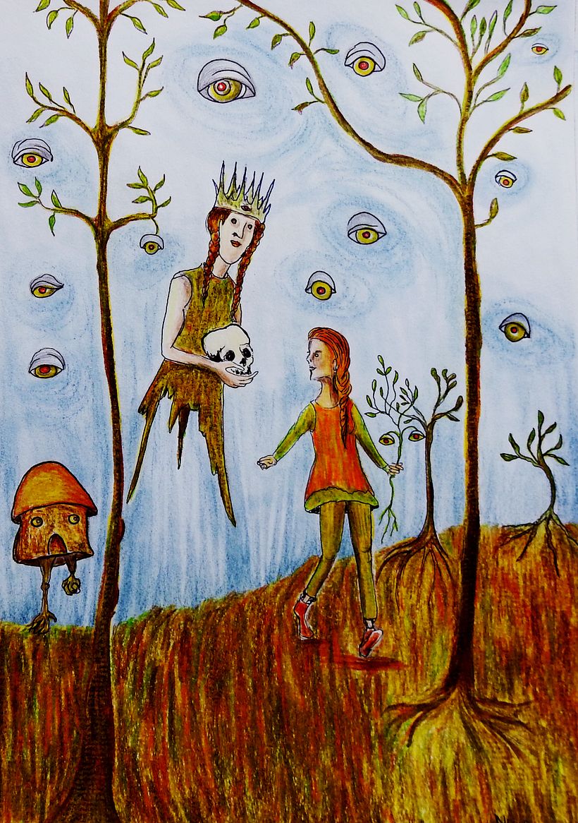 La Yagá duda sin saber que ya Vasalissa lo sabe todo.