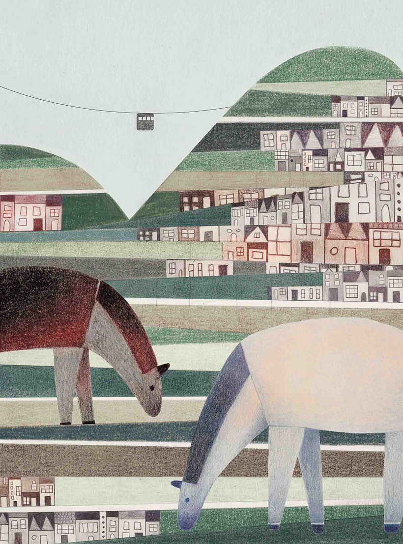 Two Horses in Medellín