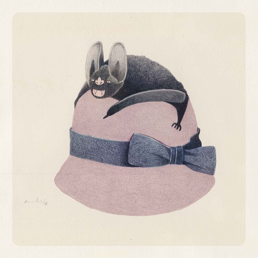 A fashionable bat in La Macarena