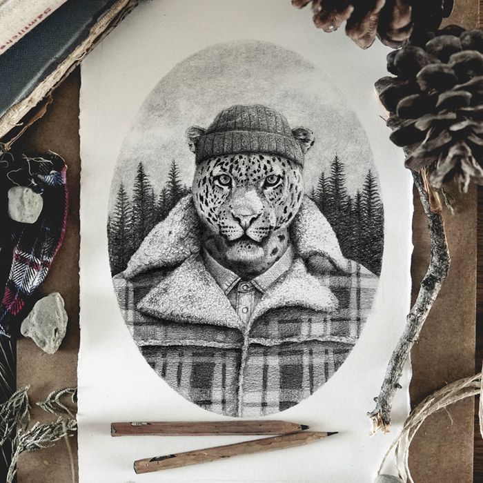 Old Family Album Pencil drawings 2