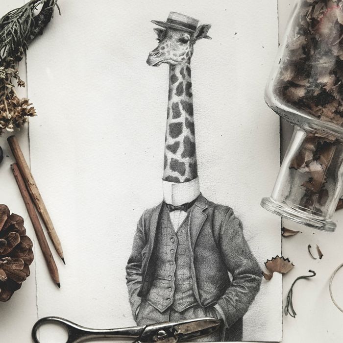 Old Family Album Pencil drawings 1