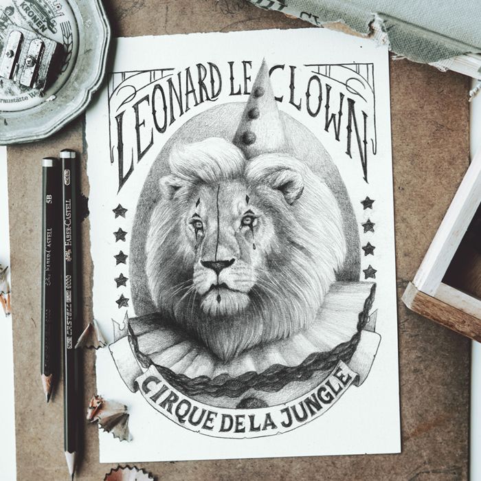 Old Family Album Pencil drawings 12