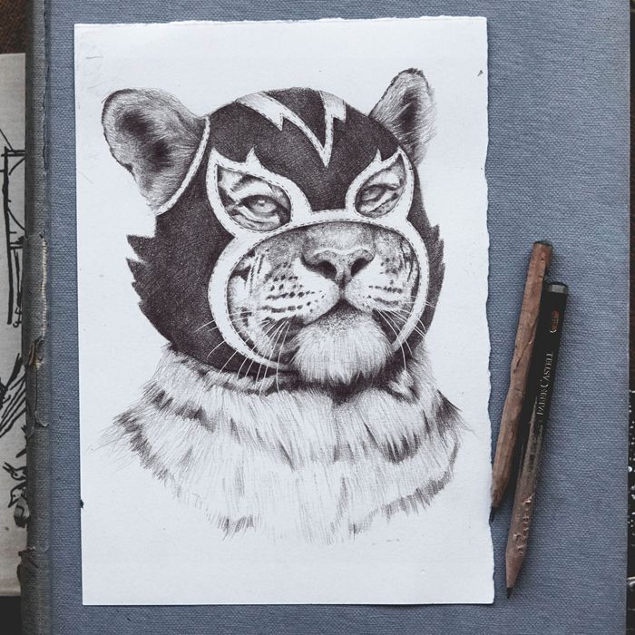 Old Family Album Pencil drawings 14