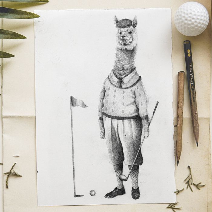 Old Family Album Pencil drawings 16