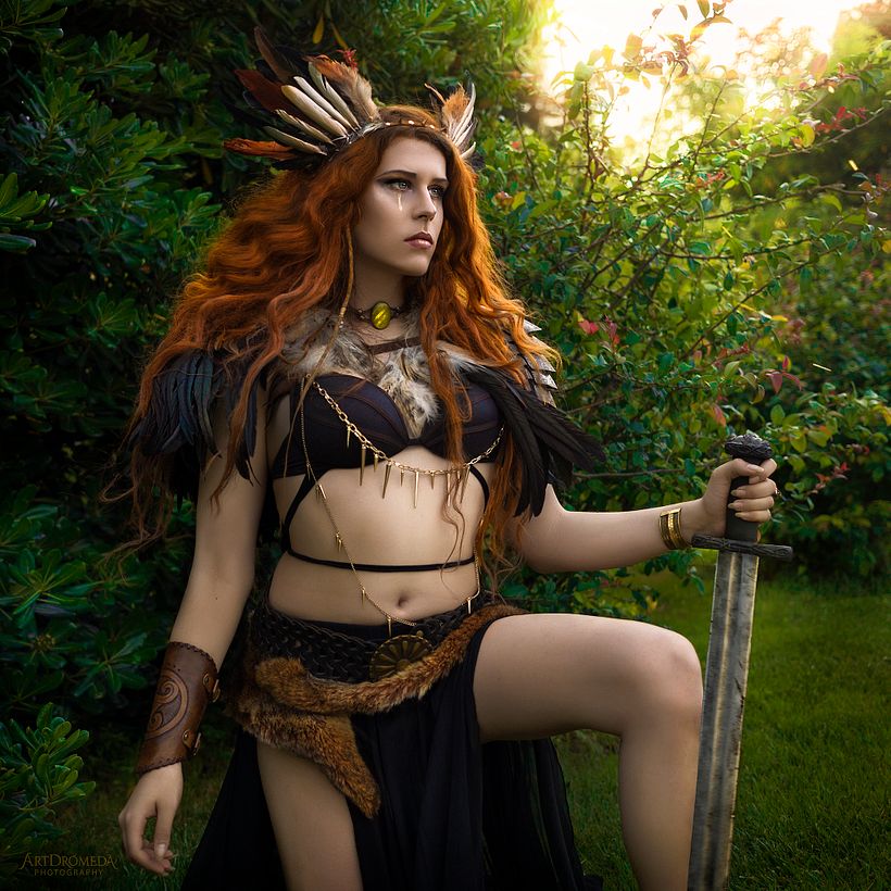 FREYA 2 /  Fotografía, edición, estilisimo y maquillaje: ArtDrómeda / Modelo: Freyja Autumn / Ayudante: Duncan Trisquel