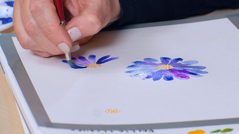 Tutorial Acuarela: paletas de color en ilustración botánica 5