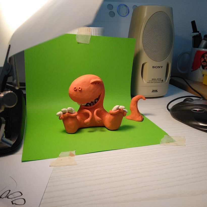 Dino stop-motion 3