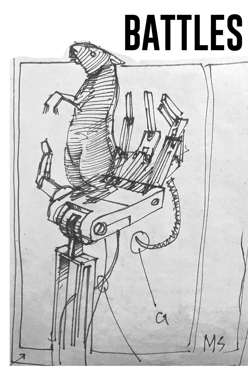 Gig Poster : Battles 1