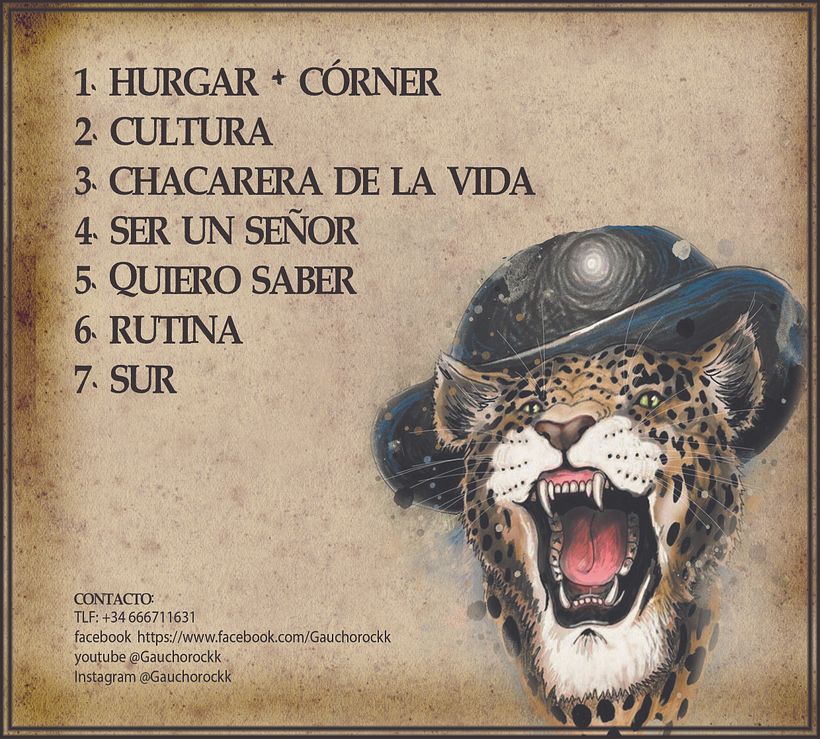 Contraportada del disco
