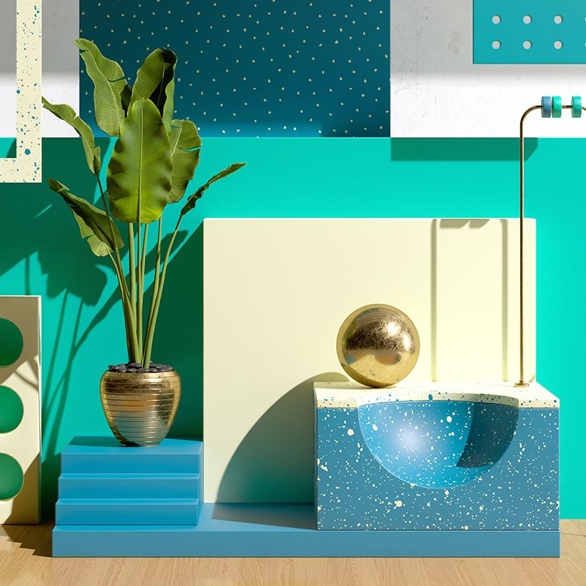 Mi Proyecto del curso: Composiciones abstractas con Cinema 4D 5