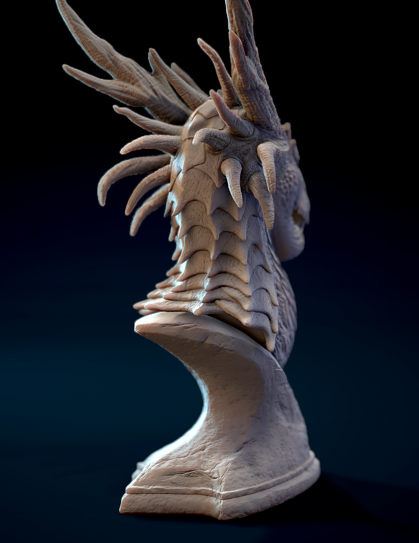 Dragon Bust Concept 4