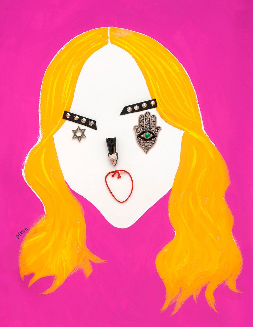 Madonna by Hanoch Piven 