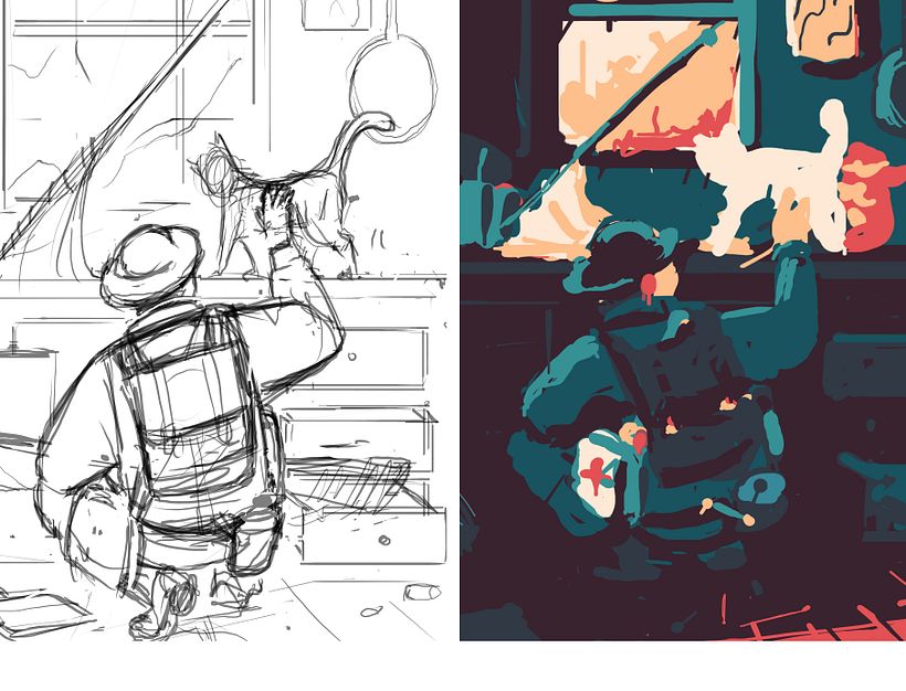 Preliminary sketches