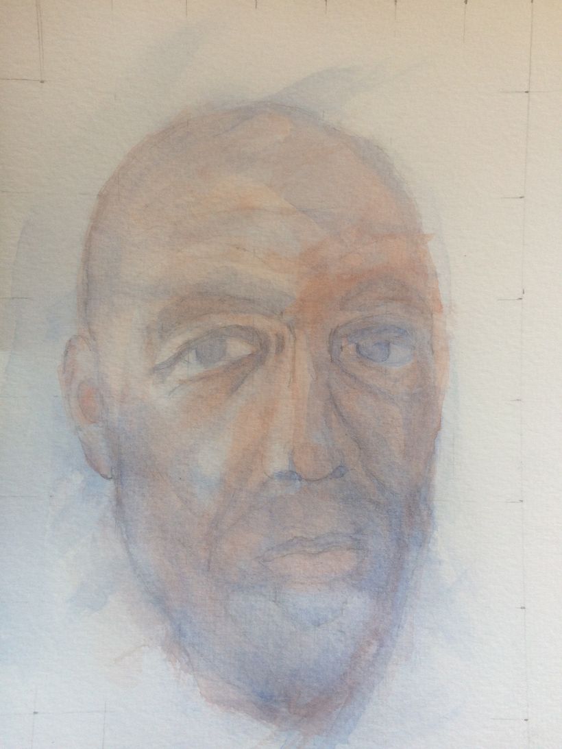 Mi Proyecto del curso: Retrato artístico en acuarela 5