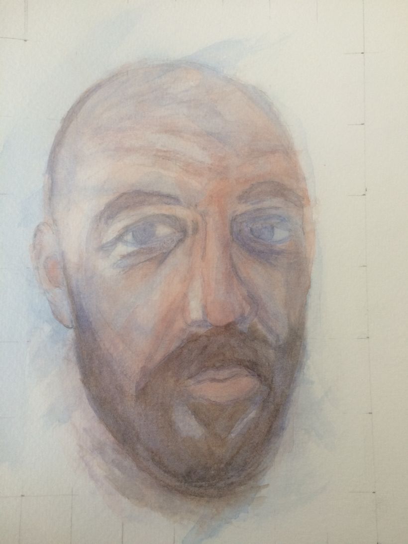 Mi Proyecto del curso: Retrato artístico en acuarela 7