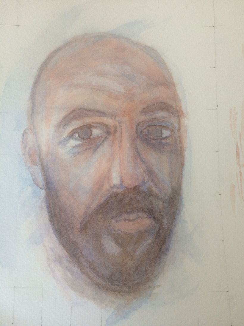 Mi Proyecto del curso: Retrato artístico en acuarela 8