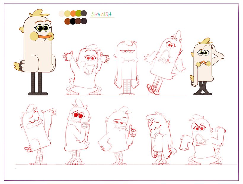 Fifi and Friends - Dirección de arte