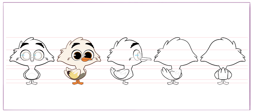 Fifi and Friends - Dirección de arte