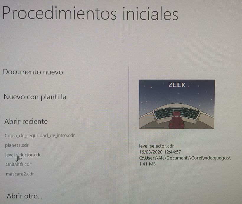 No me abre un archivo de CorelDraw 1