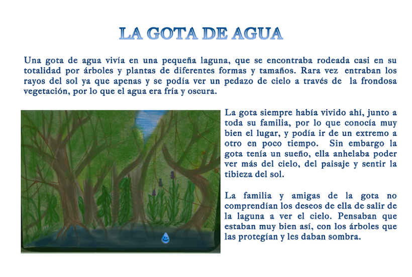 Cuento Infantil: La Gota de Agua 0
