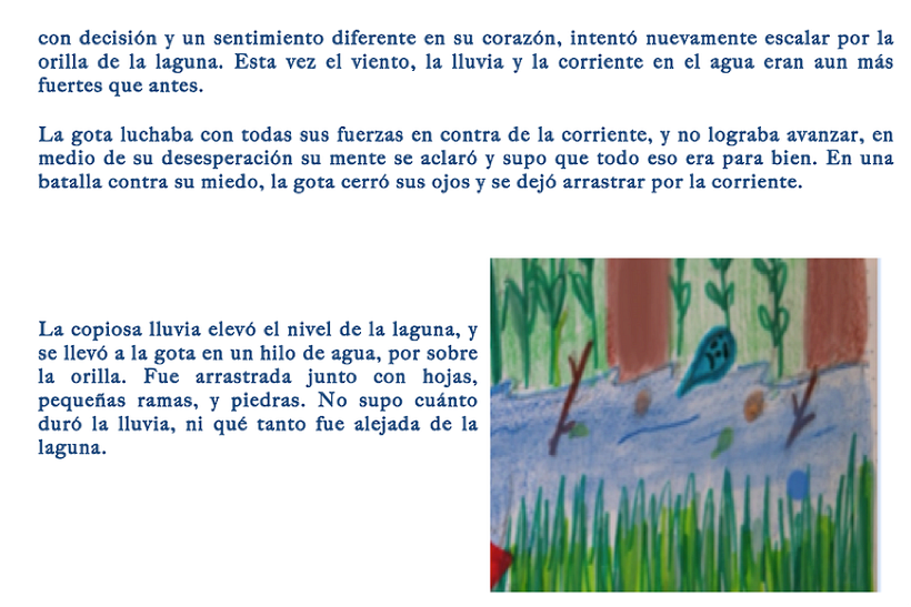 Cuento Infantil: La Gota de Agua 2