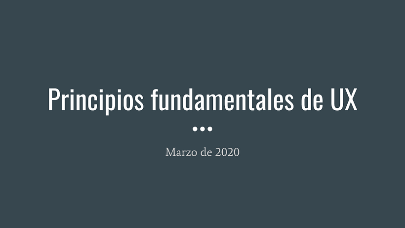 Mi Proyecto del curso: Principios fundamentales de UX 0