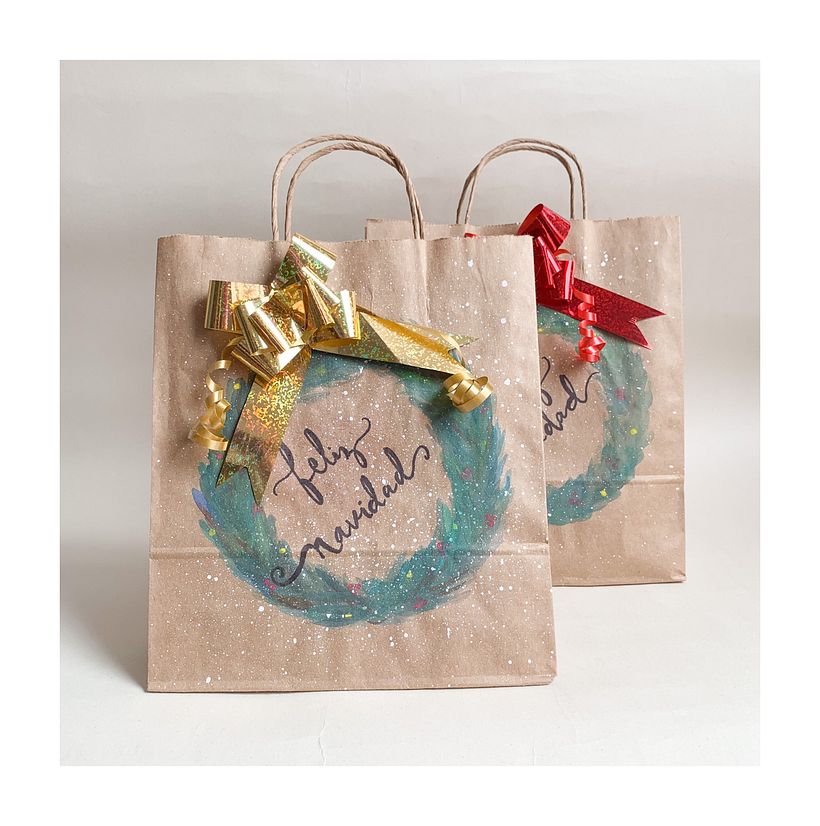 Acuarela para decorar regalos 1