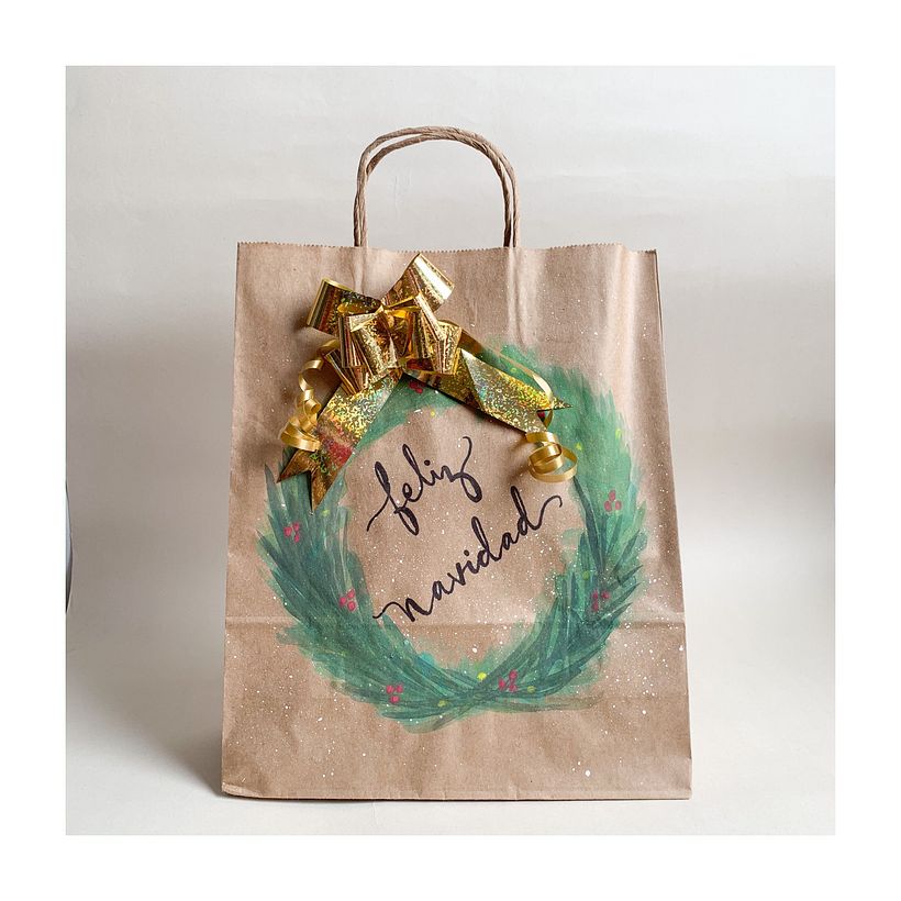 Acuarela para decorar regalos 2