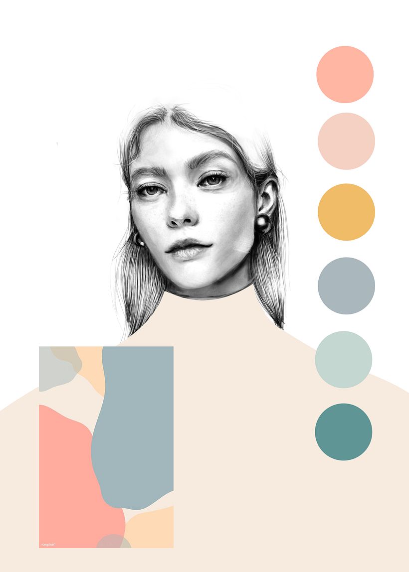 Ders Projem: Kalem Portre, Renk Teknikleri ve Photoshop 10