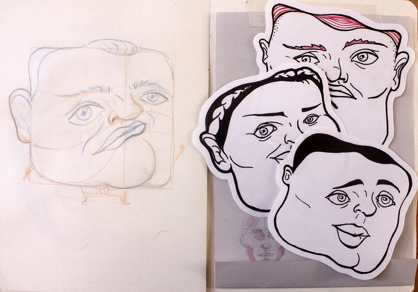 My project in  Watercolor Portrait Notebook course 3