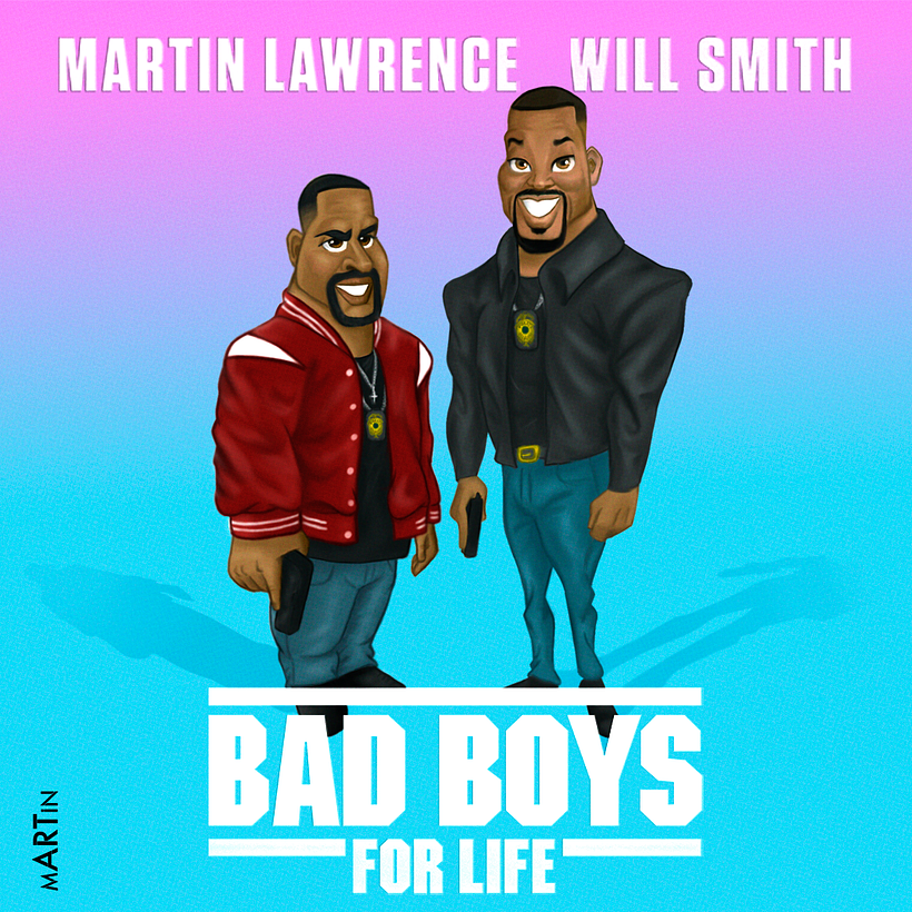 BAD BOYS FOR LIFE CARTOONS -1