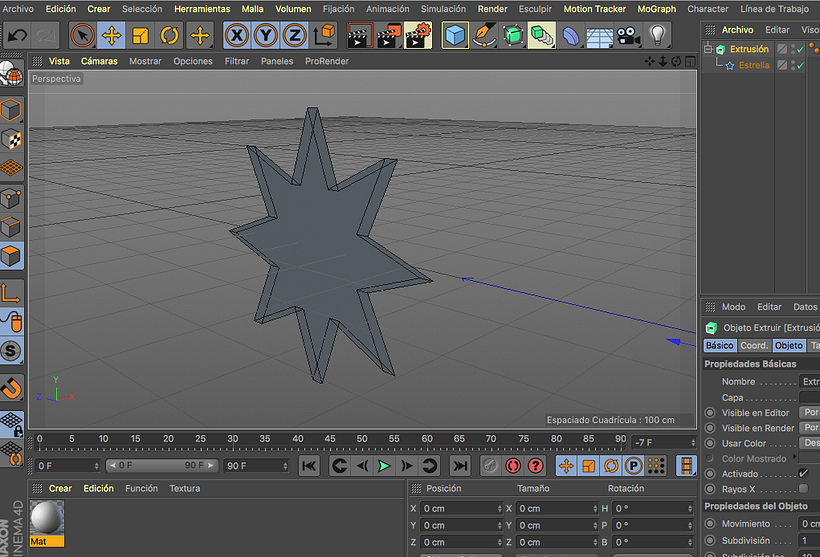 Problema Cinema 4d objeto primitivo no visible 1