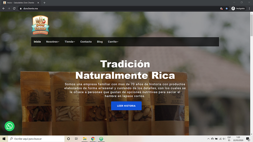 Mi Proyecto del curso: Creación de una web profesional con WordPress -1