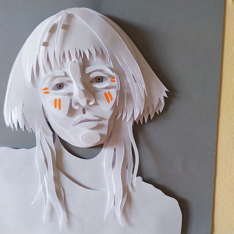 Retratos 3D com camadas de papel 0